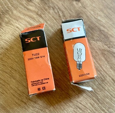 2x SCT Birne 15W E14 220V Glühbirne