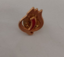 USED VINTAGE ENAMEL DESIGN LAPEL PIN UNKNOWN