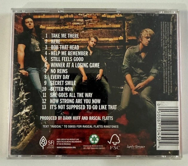 RASCAL FLATTS  /  CD & CASE  /  STILL FEELS GOOD   /  SEPTEMBER   2007 - Image 3 of 3