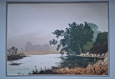 Simon Bull, Signed Limited Edition "Woodhow Tarn", 1986, 66/200