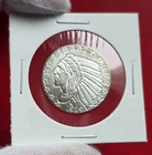 1929 Indian Liberty 1/4 Troy Oz .999 Fine Pure Silver Fractional Round Coin Bar