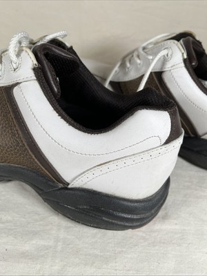FootJoy GreenJoys With Flexzone 45457 White & Brown Golf  display picture 1