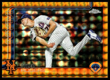 2025 Topps Chrome Update Gold Geometric Refractors #USC148 Tyler Rogers Mets/50