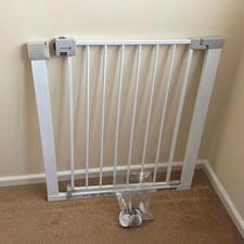 Safety 1st SecureTech Pressure Fit Baby Gate - White (73-80cm)