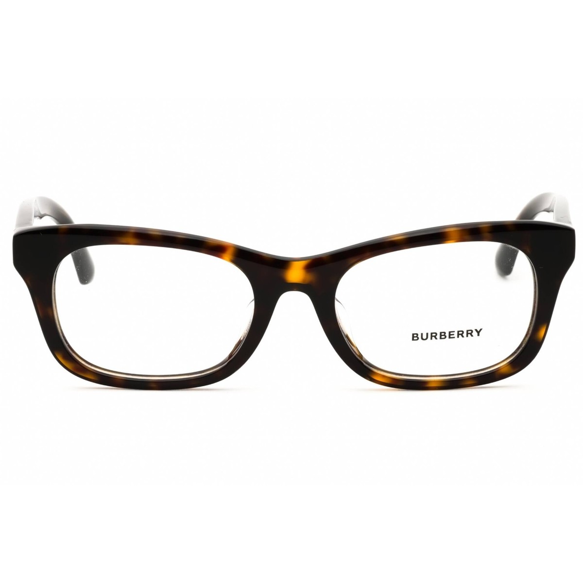 NWT Burberry 0BE2422F Dark Havana Rectangle 52mm Eyeglasses Burberry 0BE2421 Optical Frame 3002 Brown - eye-oo.com main image 4