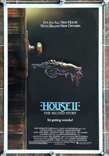 HOUSE 2 - 1987- Original ROLLED 1-Sheet MOVIE POSTER - horror - ARYE GROSS