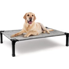 Elevated Dog Bed Cooling Raised Portable Non-Slip Pet Cot Indoor Outdoor Folding