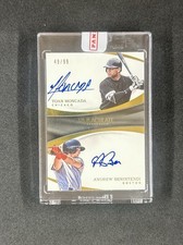 2017 PANINI IMMACULATE YOAN MONCADA | ANDREW BENINTENDI DUAL ROOKIE AUTO /99