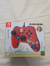 Nintendo Switch Wired Controller Super Mario PowerA Game Controller 10ft Cable