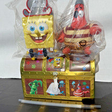 Spongebob Movie Treasure Chest Popcorn Bucket + Patrick & Sponge Sipper Cup 2025