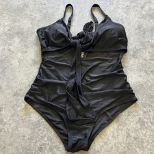 Daci Womens black one piece swim suit plus size 16w New with tags
