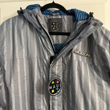 Maui and Sons Men's Gray Snow Rain Insulated Jacket Large NWT