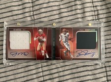 2025 Silhouette Joe Montana esiason Booklet /10 auto patch 49ers dual autograph 