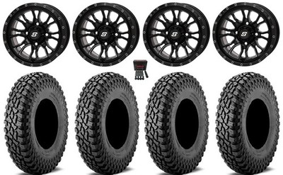 Sedona Fusion 14'' Wheels Black +10mm 28''Incursion A/T Tires Sportsman5508501000