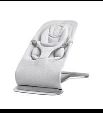 Ergobaby Evolve 3-in-1 Bouncer   Light Grey   Adjustable Baby Bouncer Seat-USED