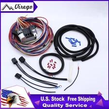12 Circuit Universal Wiring Harness Muscle Car Hot Rod Street Rod XL Wires New