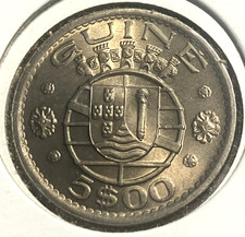 elf Portuguese Guinea 5 Escudos 1973