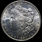 1881-S $1 Morgan Silver Dollar Coin ~  BU UNCIRCULATED #H50