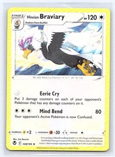 CARTA POKEMON TCG TEMPESTA ARGENTO 149/195 HISUIAN BRAVIARY