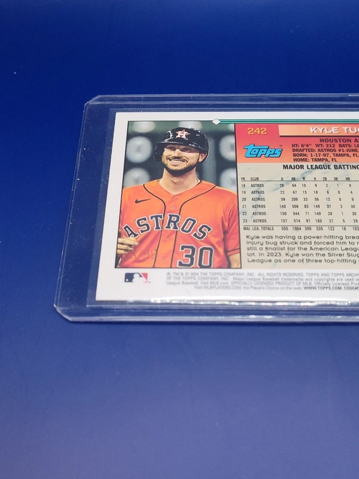 2024 Topps Archives #242 Kyle Tucker Green Foilboard #/99 - Image 3 of 3