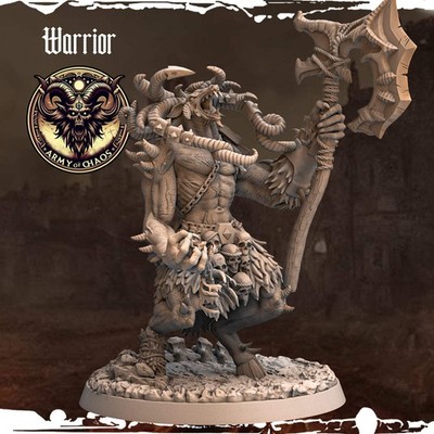 Monolith Arts - Beasts - Warrior #3 - DnD/TTRPG Figur/Miniatur