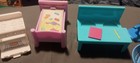 Peppa Pig House Furniture Lot Table Chairs Bed Oven Desk Lamp Parrot Polly Figur — photo 2