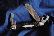 imperial kamp king prov ri vintage pocket knife made in usa