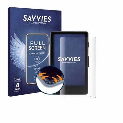 4x Full-Screen Schutz Folie für Xteink X4 3D Curved Edge Display