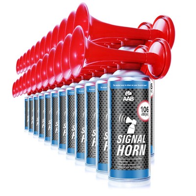 AABCOOLING 24x SIGNAL HORN 40g FANFARE WM TRÖTE VUVUZELA STADIUM LUFTDRUCK HORN