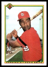 Ozzie Smith 1990 Bowman #195 Cardinals MLB READ FREE SHIPPING AutographDen