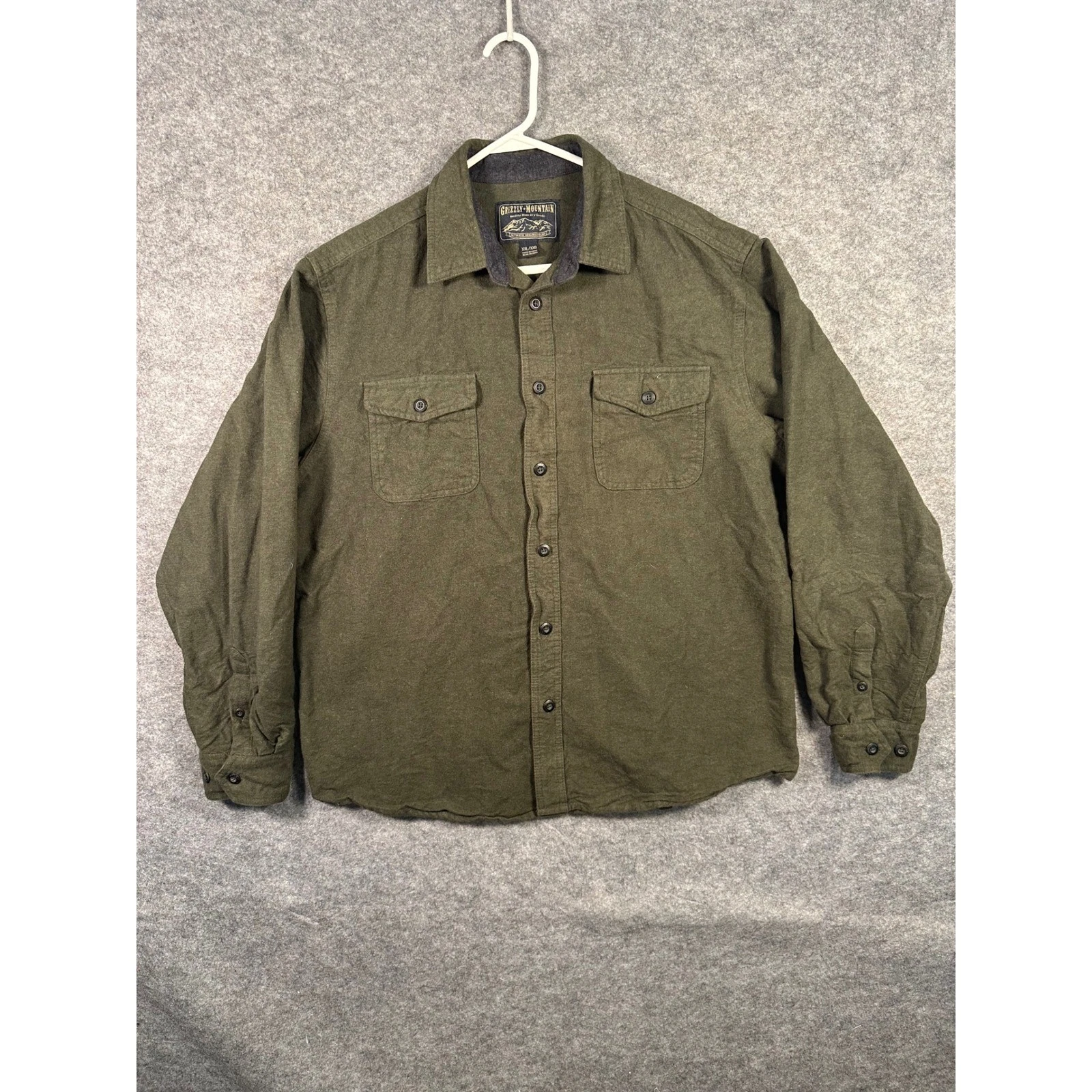 Grizzly Mountain XXL/XXG Olive Green Button Up Shirt Menswear Flannel
Opens in a new window or tab