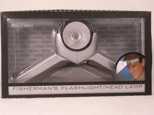 NEW Fisherman's Flashlight / Head Lamp Hands Free 180 Degree Pivoting Head  NIB!