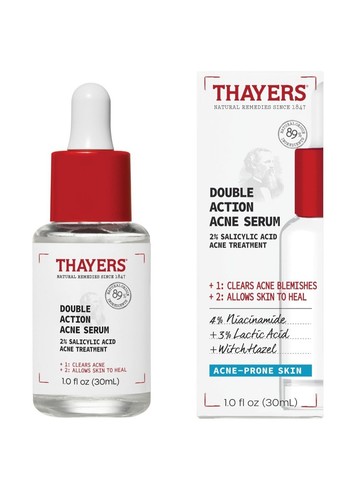 Thayers Double Action Acne Serum with Salicylic Acid Treatment Face 1 Fl Oz - 第 1/5 張圖片