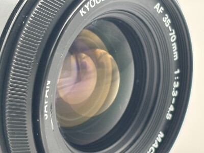 Near Mint KYOCERA LENS AF 35-70mm 1:3.3-4.5 MACRO Φ52mm from