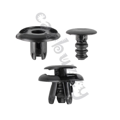 100pc Fender Splash Shield Clips Push Pin Fastener Retainer Fit