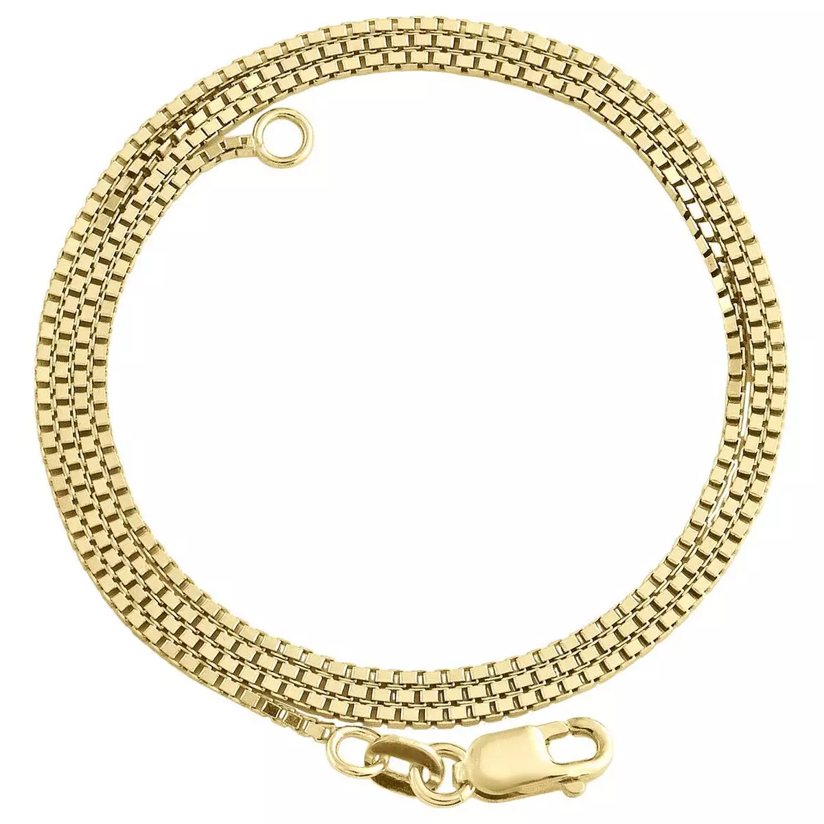 10k gold box cheap chain 20 inch