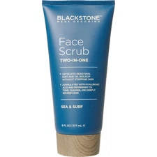 BLACKSTONE Men's Face Scrub Two-In-One, Sea & Surf - 6 Oz