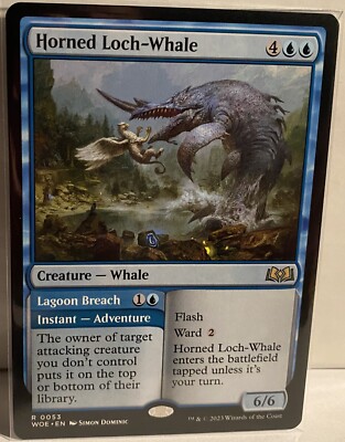 Horned Loch-Whale 053 Wilds of Eldraine (WOE)  MTG engl.