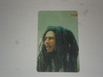 BOB MARLEY Telefonkarte N 1 (es ist keine 1 CD) SCHECKZAHLUNG