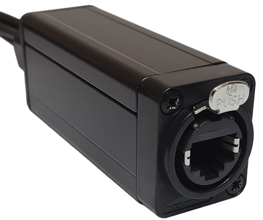 CBI 2PK Male/Female DMX to CAT5 Shuttle Snake Converts (4) 5Pin