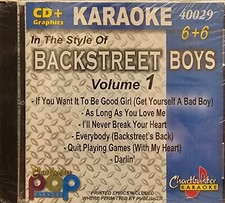 40029 BACKSTREET BOYS CHARTBUSTER KARAOKE CDG