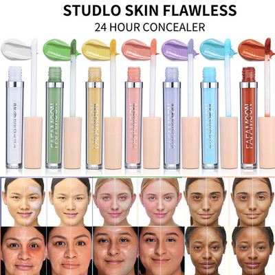 Full Cover Liquid Concealer Makeup For Face Eye Dark Circles Corrector Cre 。