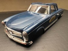 Vintage 1960s Ideal MOTORIFIC Battery Op. BLUE MERCEDES BENZ 230SL BODY mint NOS