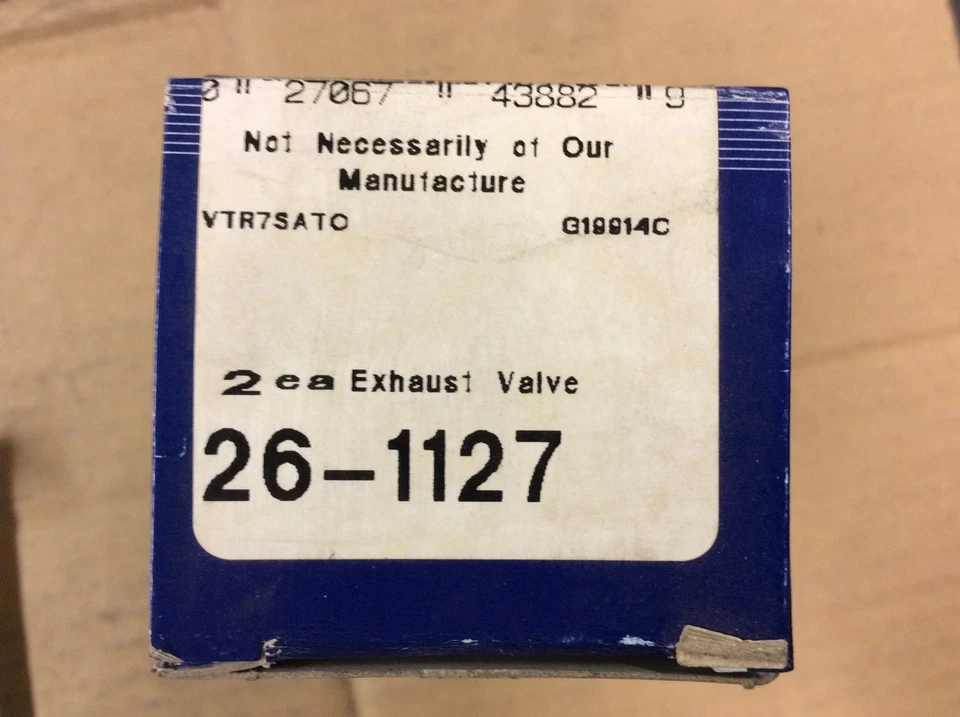 Nova válvula de escape do motor Clevite 26-1127 QTD 1 - Imagem 2 de 3