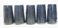 Serger Thread Black, lot of 5, 3000 yards 100 polyester