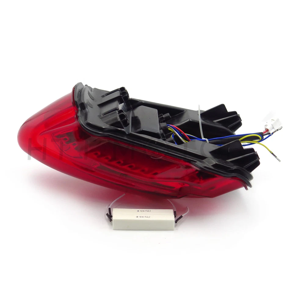Luz traseira de LED vermelha sinal de seta de freio para 2008-2020 Suzuki Hayabusa / GSX1300R - Imagem 3 de 4