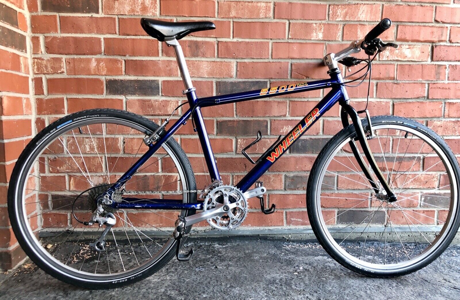 Wheeler 5500ZX 90's vintage mountain bike 26" wheels 17" frame rigid city hybrid