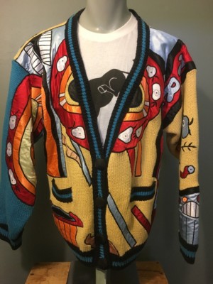 Vtg 80s 90s No! Jeans Knit Cotton 