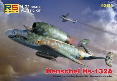 Henschel Hs-132 BMW (4 Decal V. Für Luftwaffe, USA, USSR ) 1:72 Kunststoff Model