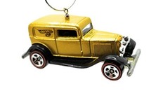 Christmas Ornament for 1932 Ford Delivery Truck Gold